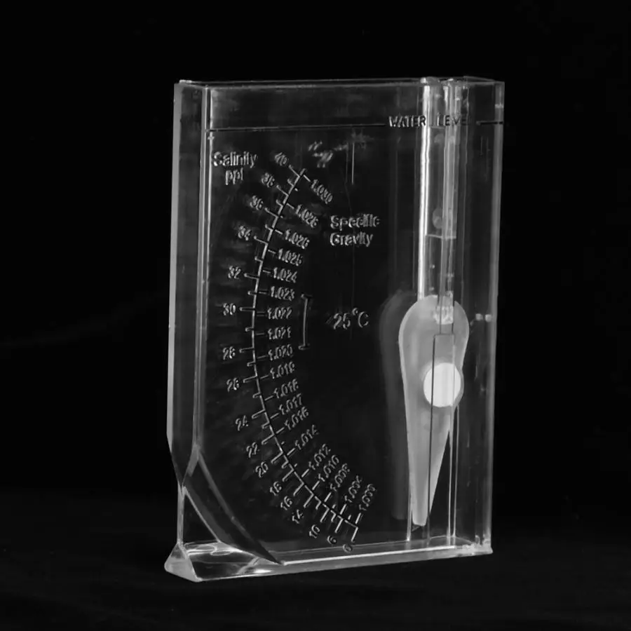 Seawater Salt Meter Aquarium Salinity Measuring Device Coral Fish Tank Aquaculture Square Shape Aquarium Fish Tank Accessories