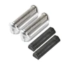 2 x Shaver Foil and 2 xBlade 5S for BRAUN 550 570 P40 P50 P60 M30 M60 M90 555 575 5604 5607 5608 560 shaver razor Free Shipping 1