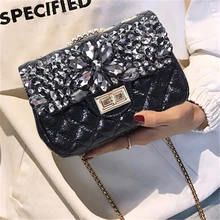 Женская вечерняя сумочка золотистого цвета, модные свадебные женские сумки-клатчи на цепочке, роскошные сумки через плечо, вечерние женские сумки для невесты