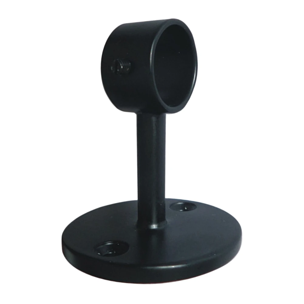 

Window Fixed Curtain Rod Bracket Hardware Support Holder Modern Stainless Steel Ceiling Mount Black Easy Install Home Durable