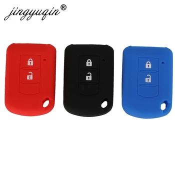 Keyforkess 30pcs 2BTN copertura chiave Auto per Mitsubishi Mirage Asx Lancer 10 Outlander Colt Grandis custodia Auto remota Car-styling