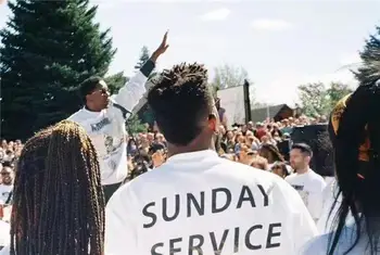 

20ss Sunday Service T Shirt Men Women 1:1 High Quality Summer Style Sunday Service Top Tees loose lovers Kanye West T Shirt