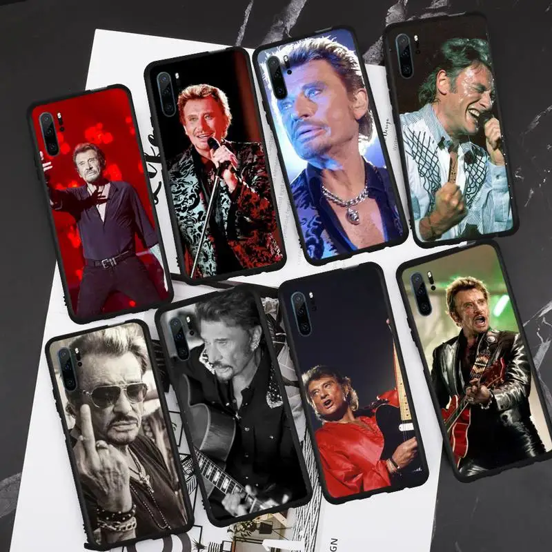 

Rock singer Johnny Hallyday Phone Case For Huawei Honor view 7a5.45inch 7c5.7inch 8x 8a 8c 9 9x 10 20 10i 20i lite pro