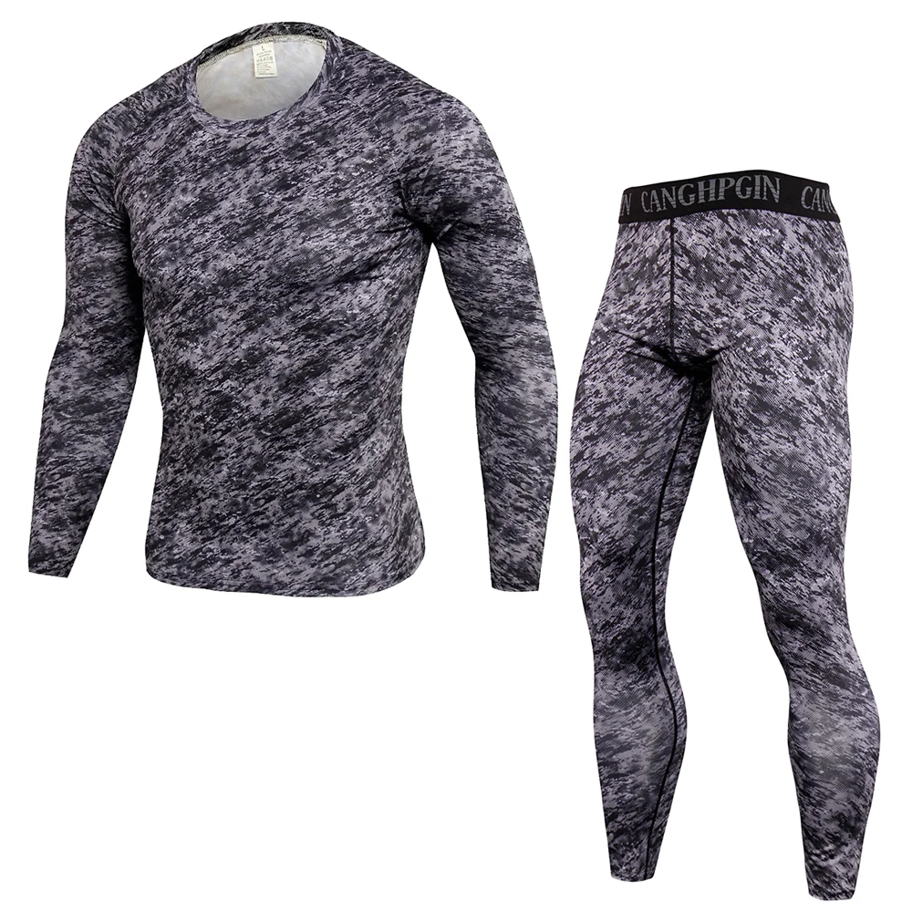 Thermal underwear suits men’s winter clothing thermal clothing long-sleeved tops thermal pants leggings, thermal underwear sets