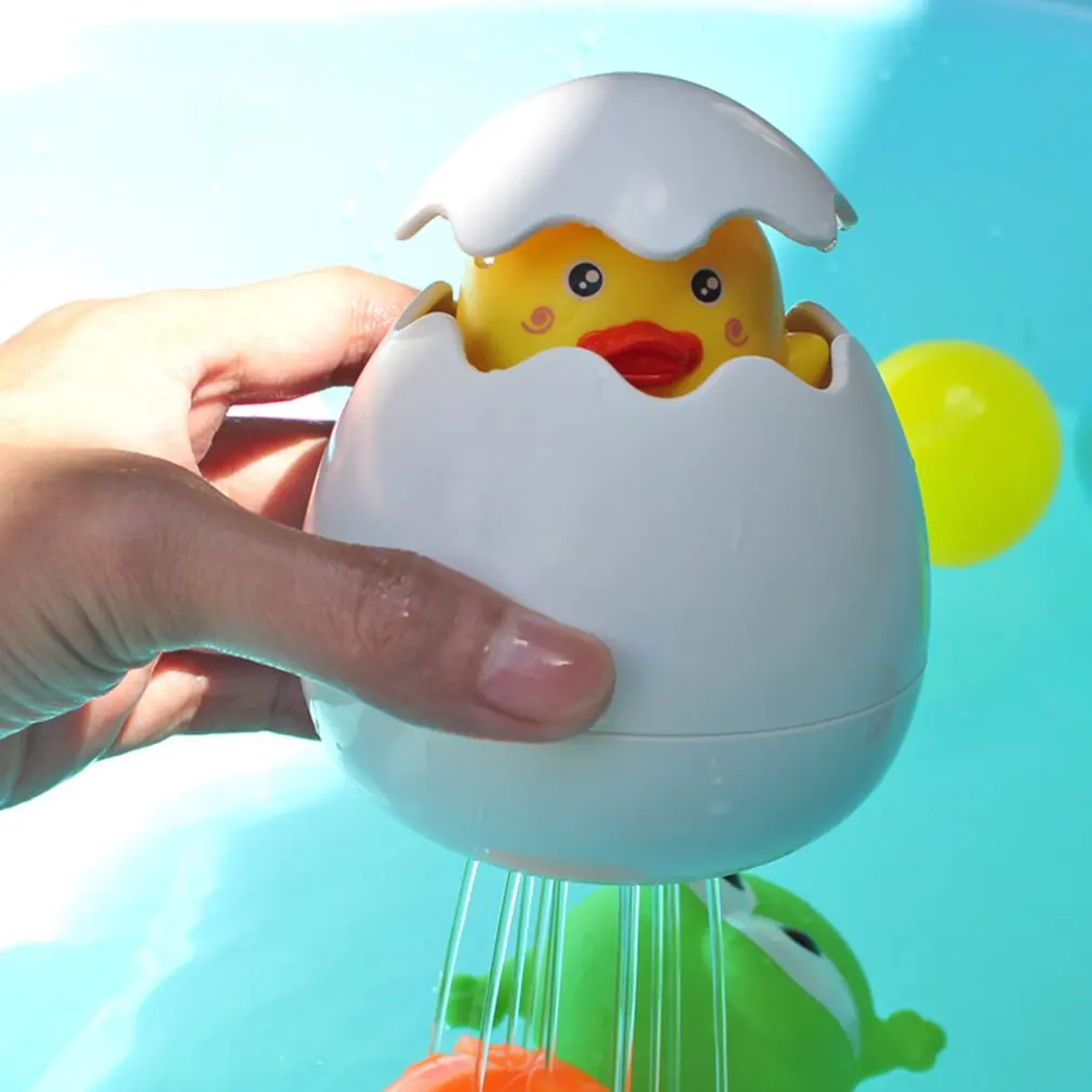 Baby Bathing Toy Penguin Egg Water Spray Bathroom Shower Swimming Water Toys Duck Penguin Children's Bath Toys