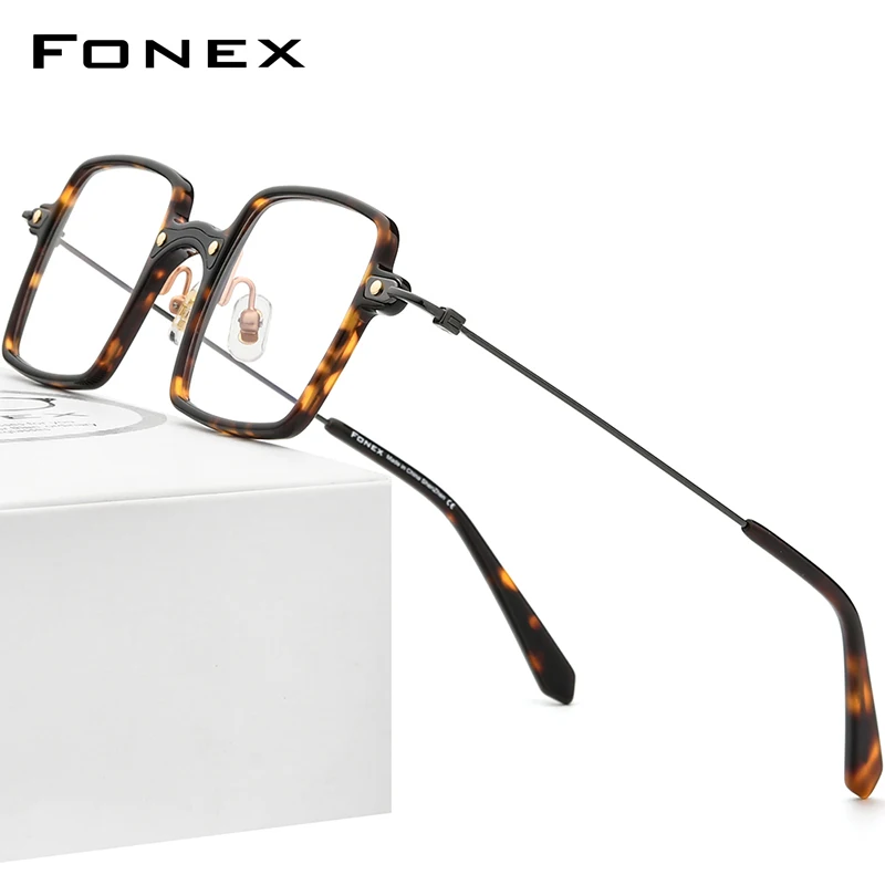 

FONEX Оправа для очков Мужская/женская из ацетата, 2021