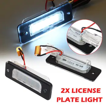 

Pair Car Led E28 License Plate Light Lamp Led Number Plate Bulbs 6000K White light for BMW E23 E23 E24 E30 3 SERIES FROM