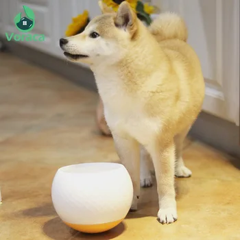 

Dog Feeder Accessories Slow Feeder Bowl Tumbler Interactive Pet Toy Feeding Food Bowl Pet Supplies Wobbler for Medium Small Cats