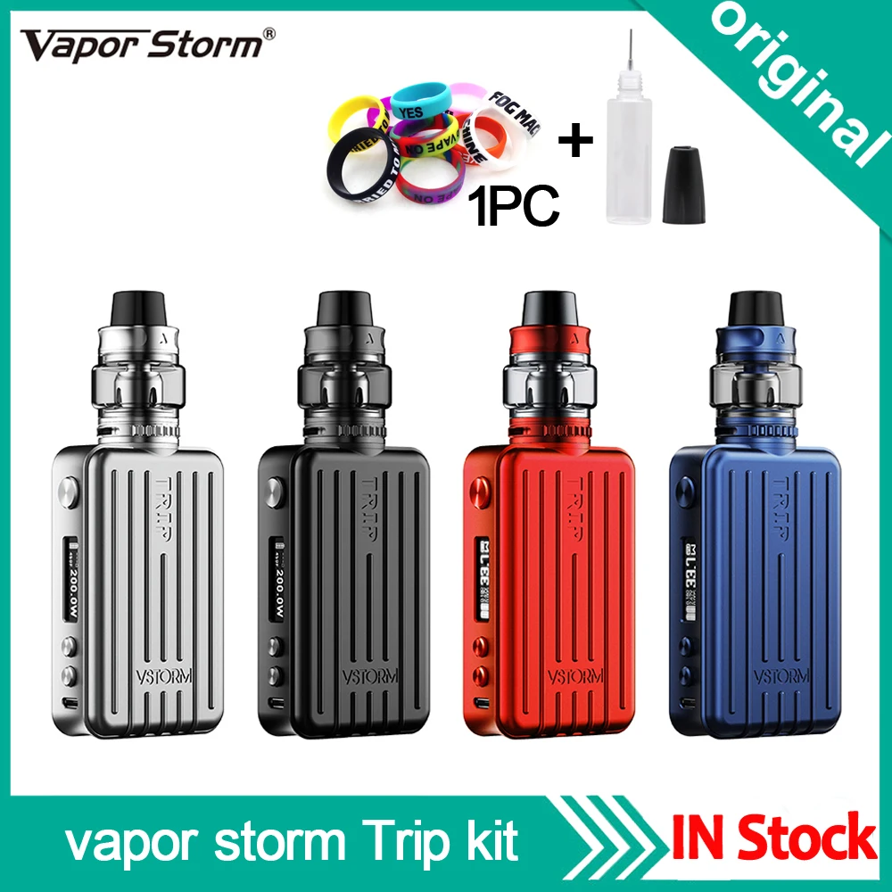 Электронная сигарета Vapor Storm Trip, 200 Вт, обход, коробка, мод, топ, наполнение бака, Vape комплект VW TCR CCW, контроль температуры, Vape Mod