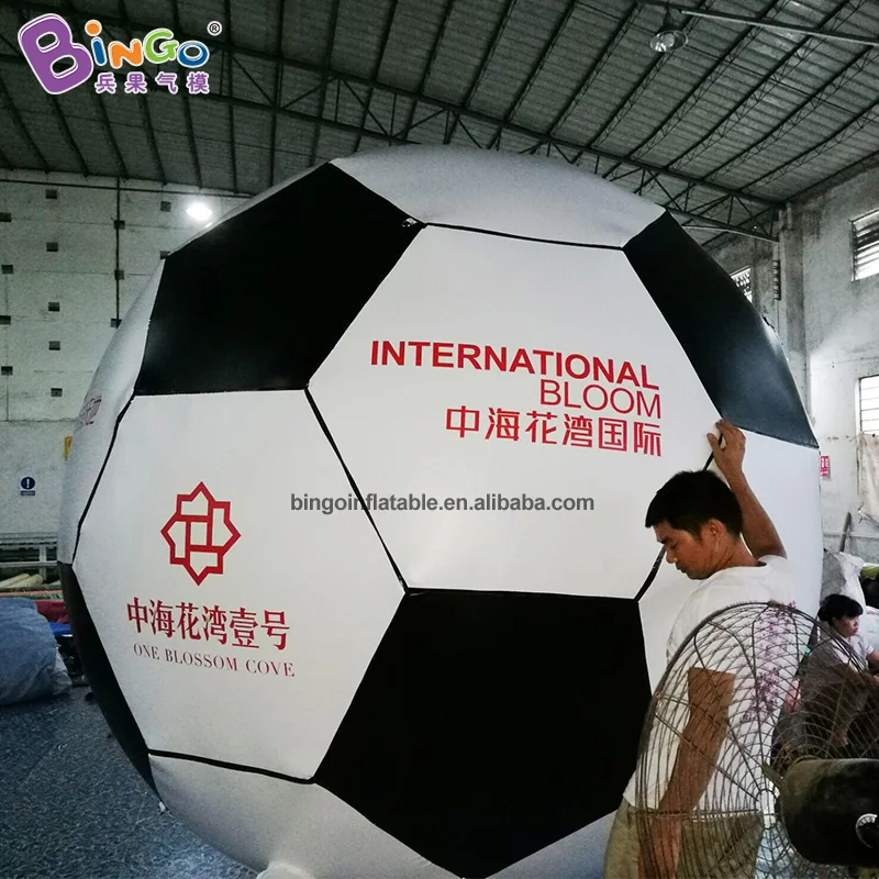 3x3 м надувной футбольный мяч модель для украшения/изготовленный по индивидуальному заказу надувной Футбол с логотипом для рекламы игрушки