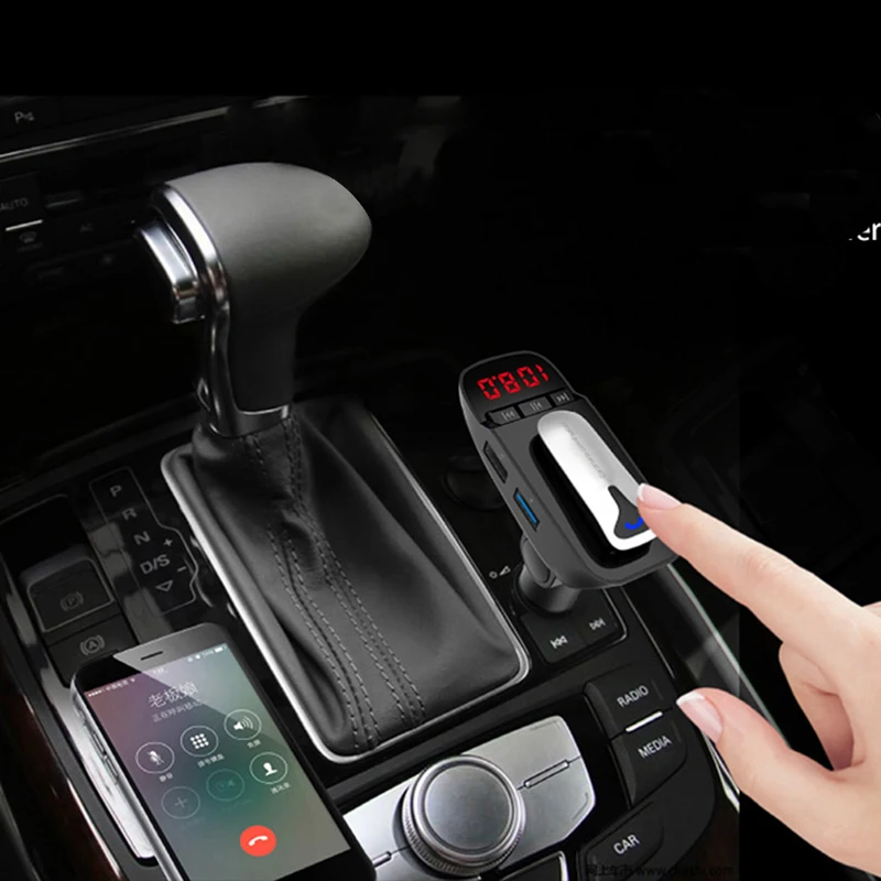 Автомобильный fm-передатчик, Bluetooth, беспроводные наушники, Автомобильный MP3 музыкальный плеер, громкая связь, Bluetooth, автомобильный комплект, 1 din аудио, автомобильный модулятор, fm ER9