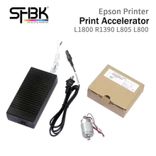 Epson L1800 R1390 L805 L800 T50 zestaw akceleratora drukarki A3 A4 DTF UV DTG prędkość drukowania spowalnia i powraca do normalnej prędkości