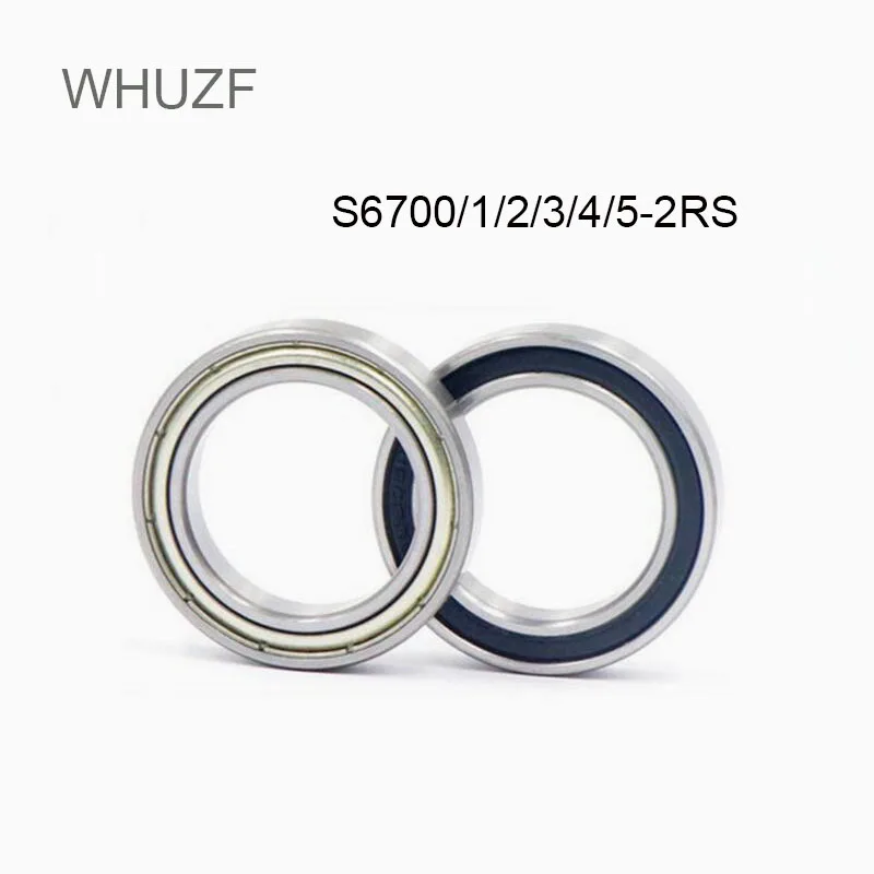 

2 шт., подшипники из нержавеющей стали, S6700RS, S6701RS, S6702RS, S6703RS, S6704RS, S6705RS