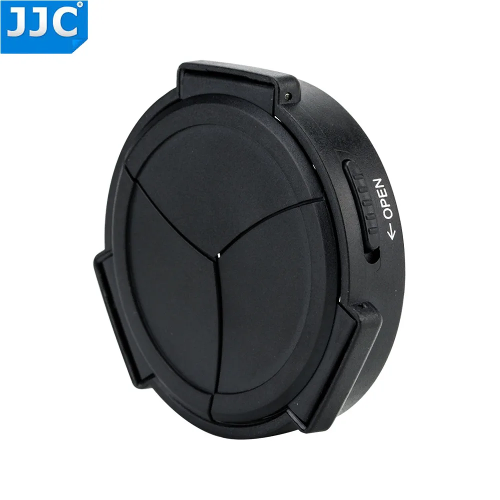 JJC Серебристая черная ABS самоудерживающаяся автоматическая крышка для объектива для камеры Fujifilm FINEPIX X100 X100S X100T X100F X70