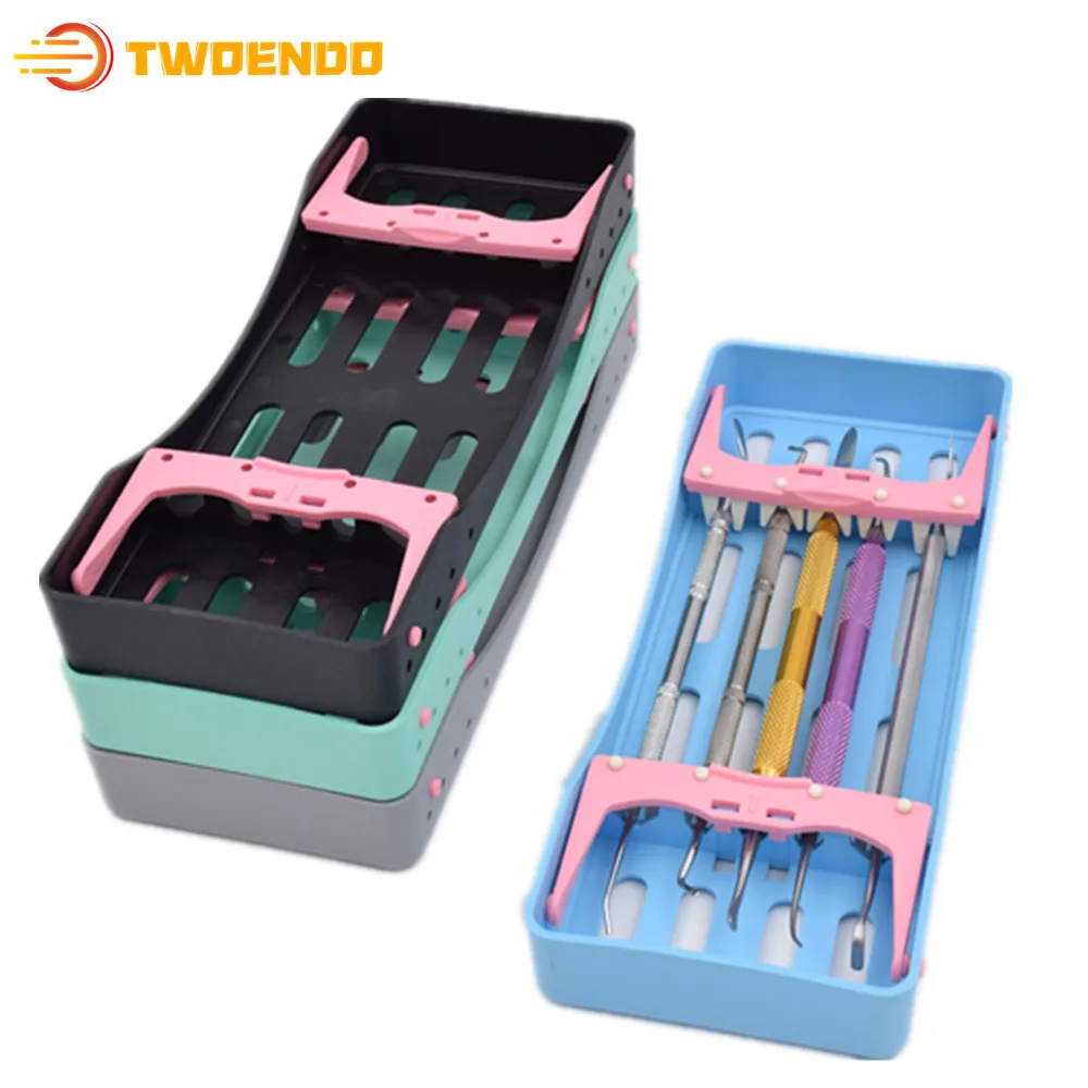 Dental New Arrival 5 Holders 135℃ Sterilization Box Autoclavable Instrument