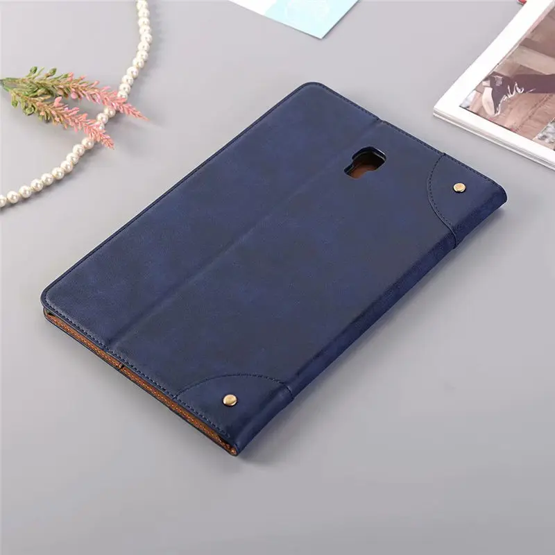 Кожаный чехол Премиум для samsung Galaxy Tab A 10,5 SM-T590 SM-T595 T590 T595 чехол Подставка для samsung Tab A 10,5 дюймов