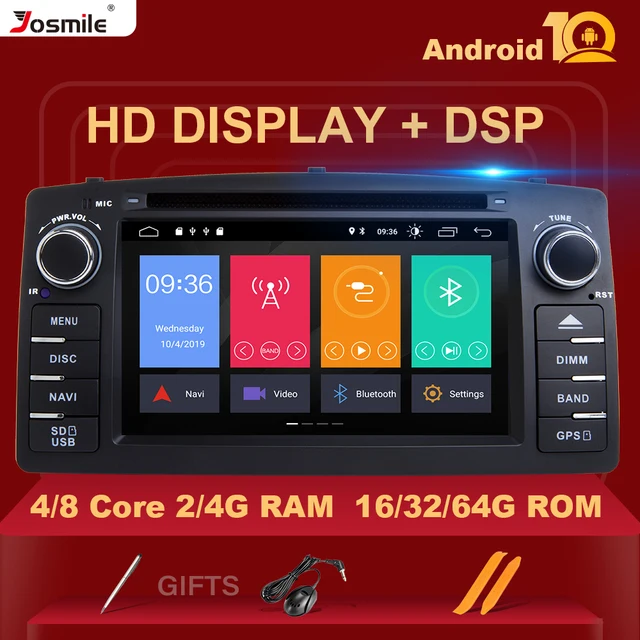 $US $173.99 8Core DSP 4GB 64G 2 Din Android 10 Car DVD Player For Toyota Corolla E120 BYD F3 Car Multimedia Ste