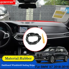Автостайлинг анти-звуконепроницаемые не пропускающие шума пылезащитные панели автомобиля Лобовое стекло уплотнительные полосы авто аксессуары подходят для BMW X7