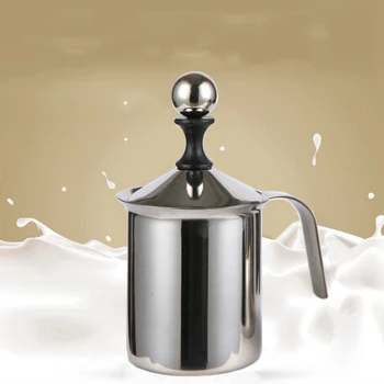 

Coffee Milk Frother, Double Stainless Steel Hand Frother, Milk Frother, Coffee Frother