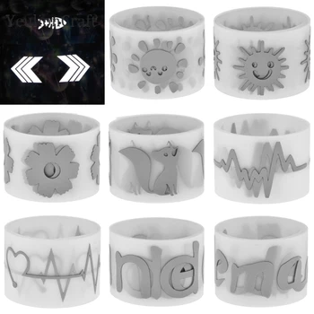 

Chzimade Smile Flower Heat Transfer Reflective Sticker Vinyl Film 100x3cm For Clothing Diy Sewing Accessories Supplies