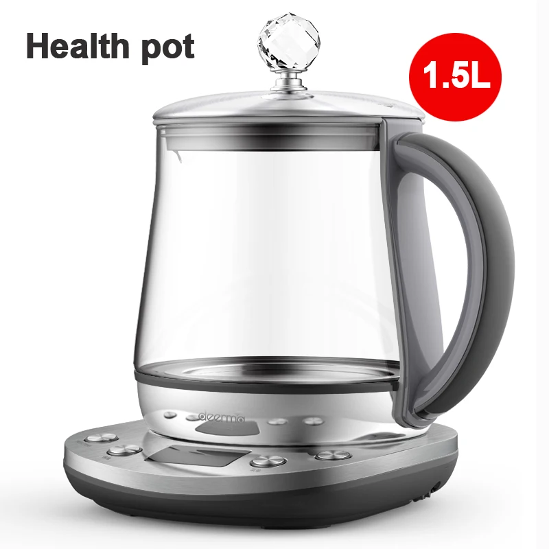 

1.5L Multifunction Electric Kattle Stainless Steel Electric Health Pot Automatic Flower teapot DEM-YS802 boiling water kettle