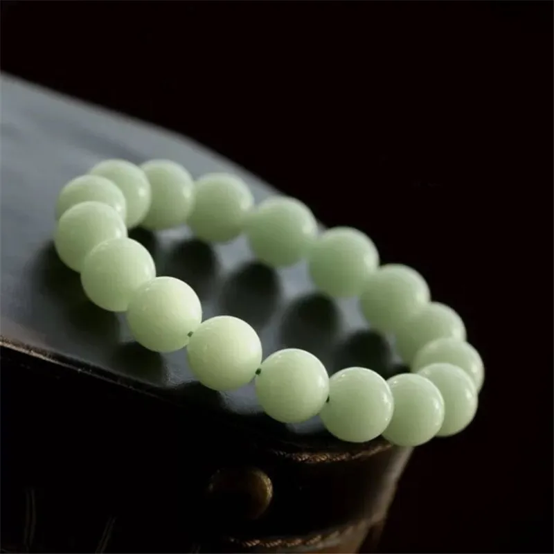 Stylish Luminous Fluorite Luminous Natural Stone Bracelets Men Light Glowing Beads Bracelets For Women Yoga Jewelry Best Gifts - Image 4