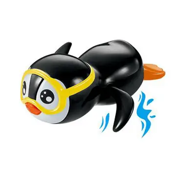 

Kuulee Bath toys Wind Up Swimming Penguin Bath Toy for Babies High Quality Child Interesting Toys plastic Pool games