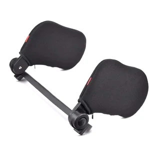 Подушка для подголовника автомобиля, высокоэластичная нейлоновая подушка для путешествий, вращение на 180 °, эргономичная подушка для шеи, удобная дышащая поддержка - изображение