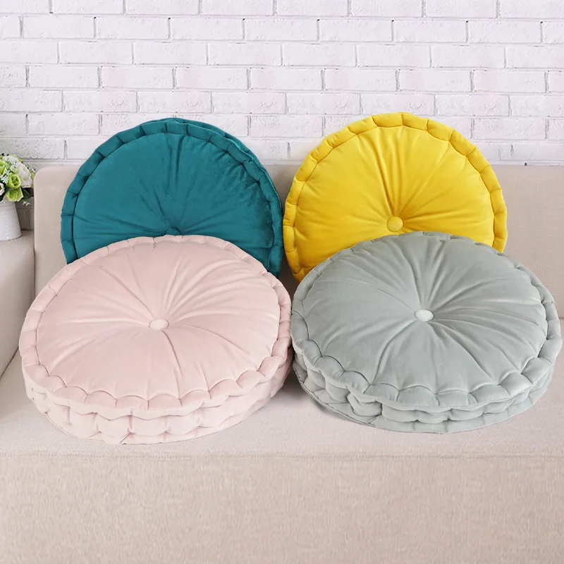 55cm Square Seat Cushion Floor Sofa Tatami Cushion Floral Print Floor  Pillow Cushion Home Sofa Cushion