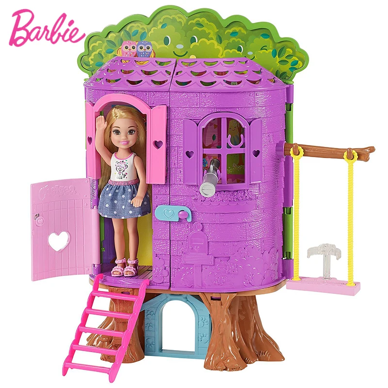 barbie club chelsea doll and playhouse