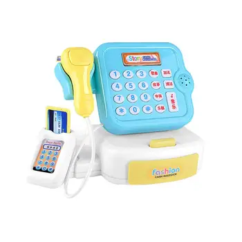 

Simulated Supermarket Checkout Counter Role Cashier Cash Register Toy Kids Pretend Play Toys Pre-school Learning Skill Toys