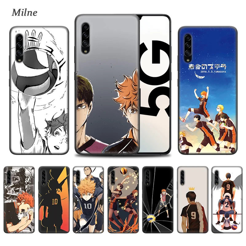 

Haikyuu Hinata Case for Samsung Galaxy A50 A90 A80 A70 S A60 A40 A30 A20e A20 A10 A7 A9 2018 Black Soft Phone Cover Bags