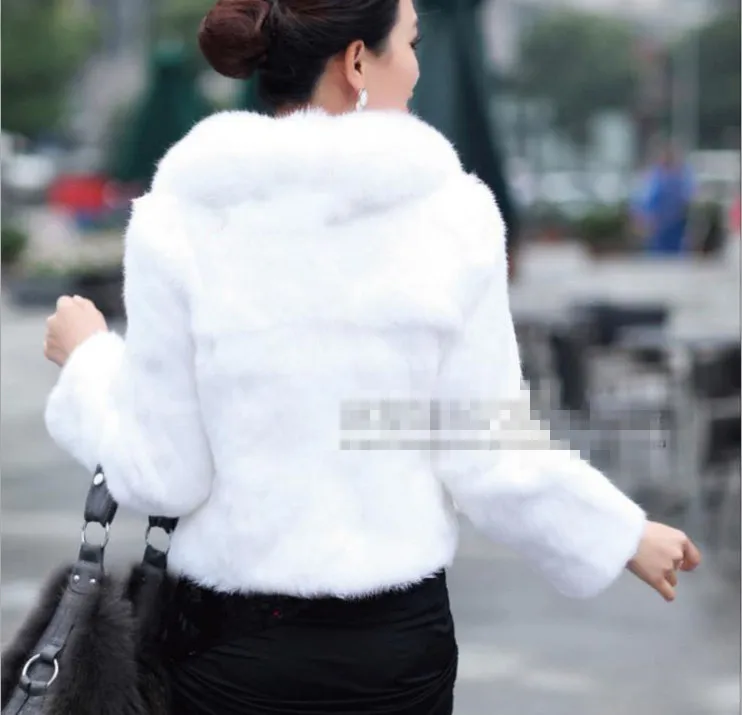6XL женский зимний короткий стиль Лисий мех воротник манто femme hiver норковая шубка Женский Плюс Размер Шуба Куртка V584