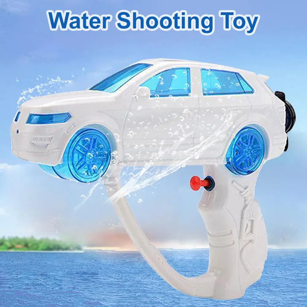 Water Shooting Toy Summer Children's Fun Car Shaped Beach Bath Drifting Kids Puzzle Interactive Toy For Children Gift