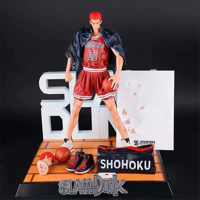 1" DUNK статуя Shohoku бюст ханамичи сакураги полный Длина портрет Мощность вперед анимационная фигурка GK Ящик для игрушек 34 см V320
