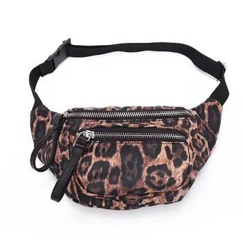 

Women Leopard Waist Fanny Pack Belt Pouch Travel Hip Bum Shoulder Bags Purse F42A