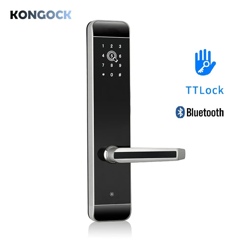 

Bluetooth TTlock intelligent digital door lock, eletronic remote e-key password key access for home hotel apartment airbnb