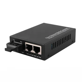 

1000M Fiber Optic Fiber Media Converter Singlemode Single FIBER 20KM 2RJ45