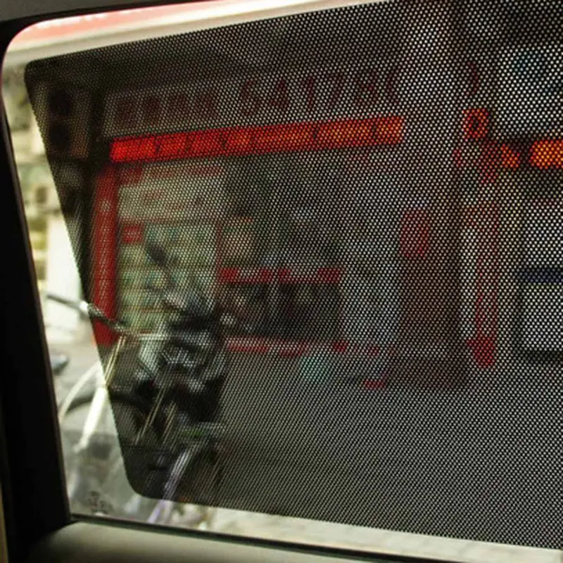 Авто солнцезащитный козырек стикер УФ-защита Автомобильный статический солнцезащитный козырек боковое окно сетка пленка ветровое стекло
