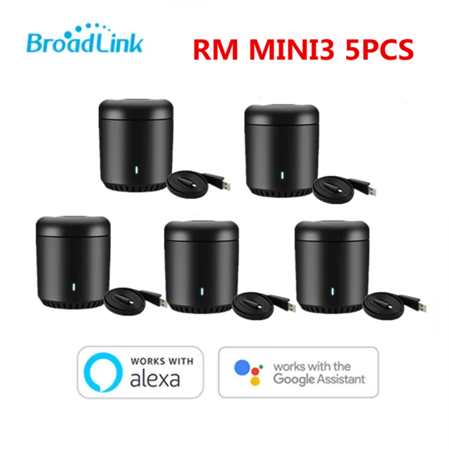 5pcs RM MINI3 Broadlink RM Mini3 mini3 WiFi IR 4G s пульт дистанционного управления для автоматизации умного дома с помощью приложения для Apple phone xiaomi с Google Alexa - Цвет: 5pcs RM MINI3