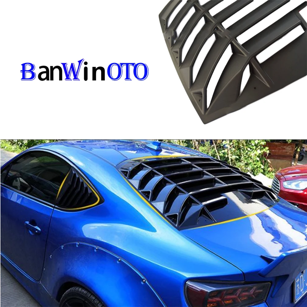 Жалюзи на заднее стекло автомобиля для Subaru BRZ Toyota GT86 86 ABS Матовый Черный спойлер