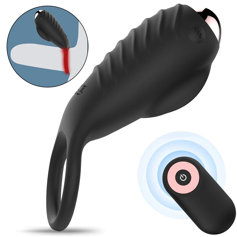 Wireless Remote Control Cock Ring Male Vibrate Penis Cockring Vibrator Delay Ejaculation Clitoris Stimulate Sex Toys for Couple | Красота и