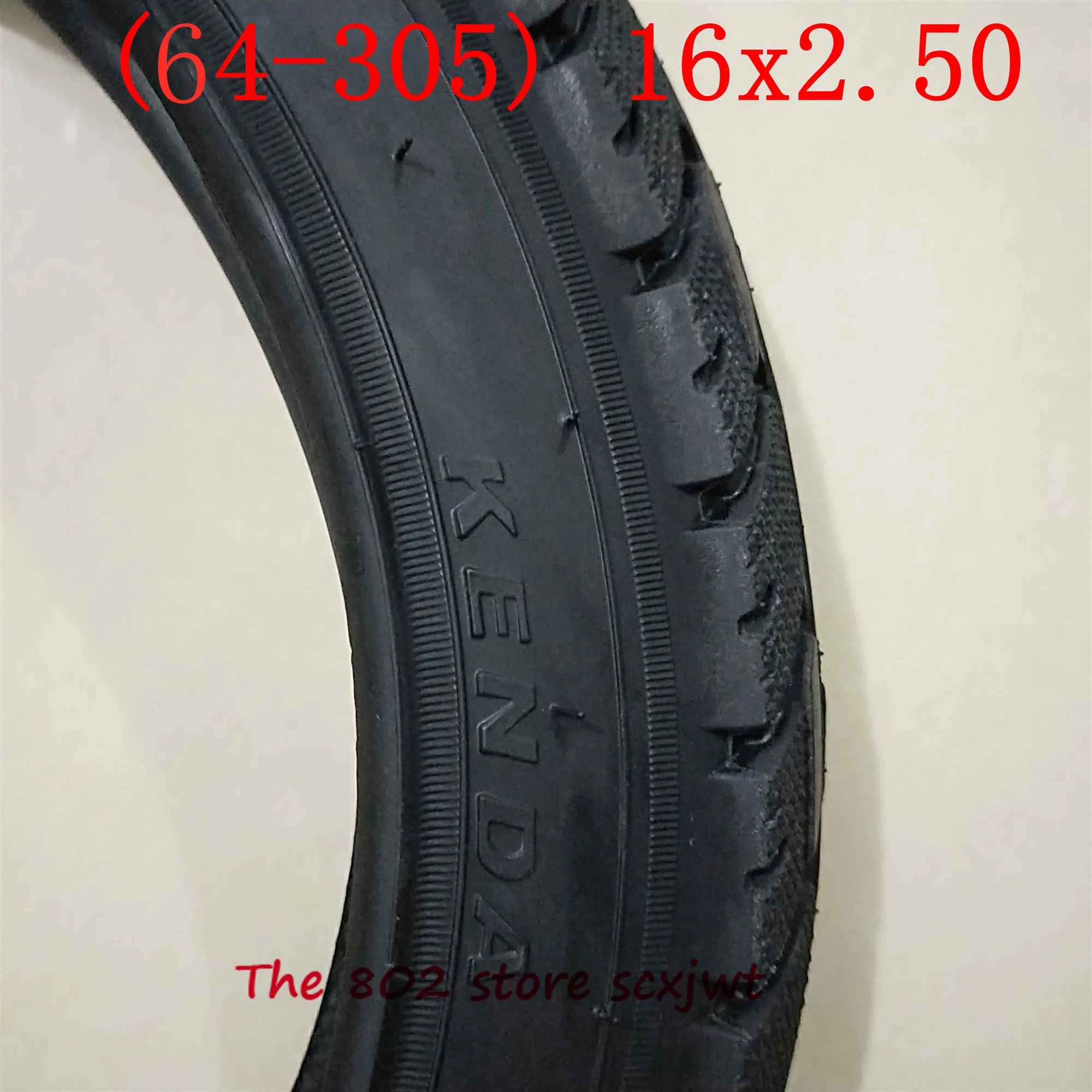 Хорошее качество 16x2,50(64-305) шины и внутренняя трубка 16*2,50 шины подходят детские велосипеды электрические велосипеды маленькие BMX и скутеры - Цвет: outer tire
