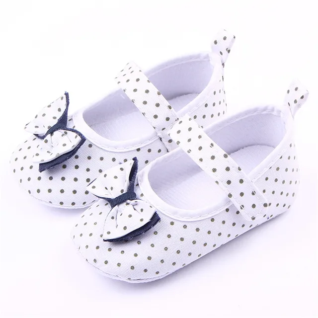 Mexico officieel Nautisch Spring Autumn Toddler Baby Girl Princess Shoes Non Slip Rubber Soled Baby  Shoes Bowknot Polka Dot Walking Shoes For 0-1 Year - First Walkers -  AliExpress