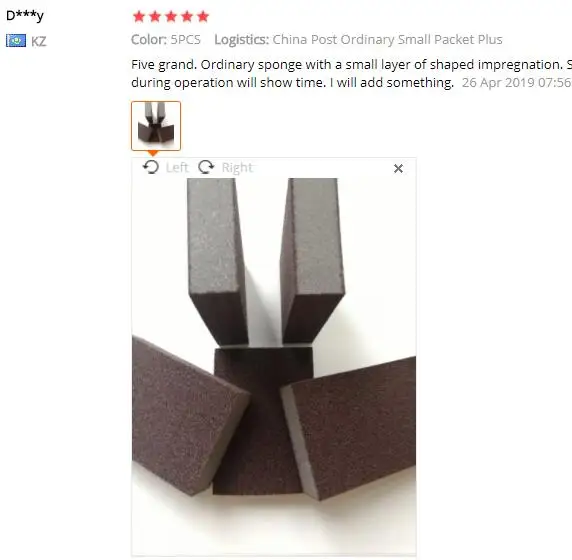 AIWOJIA New 5pcs/1pcs Melamine Sponge Magic Sponge Eraser Emery Sponges Removing Rust Kitchen Cleaning Tools 6Z