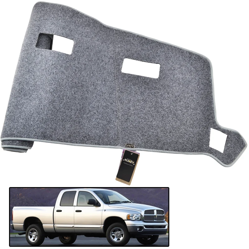 Подходит к Dodge Ram 1500 2500 3500 2002 2003 2004 2005 с рельефом крышка приборной коврик ковер приборной панели крышки светильник серый