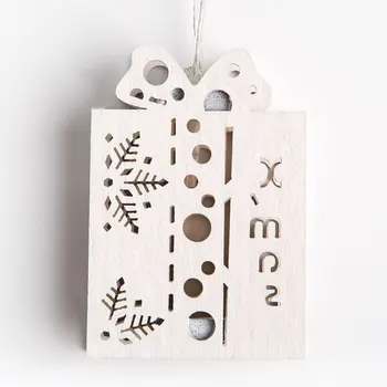 

LED String Lights with Wood Ornaments from Original Design Manufacturer Bulk Order Wholesale Gift Box Christmas LED Lights 13