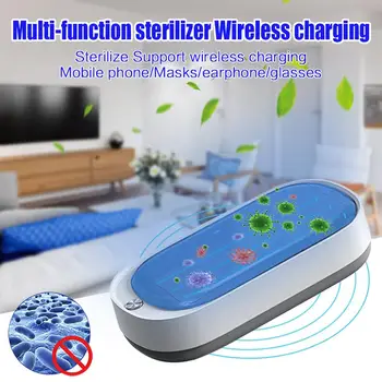 

UV Ultraviolet Lamp Phone Sterilizer Box Ultraviolet Ray Disinfection for Mask Jewelry Nail Tweezers Portable Disinfector Box