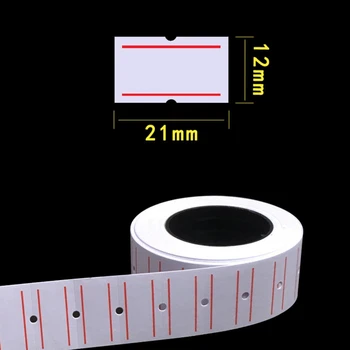 

10 Rolls Self Adhesive Price Labels Paper Tag Sticker Single Row for Price