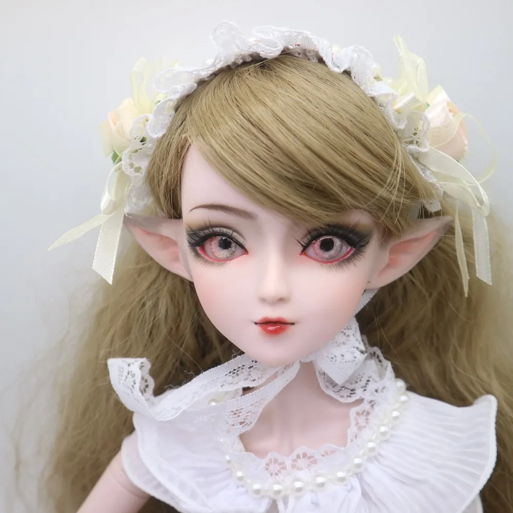 Индивидуальные BJD куклы эльф кукла DIY пластиковая кукла 24 шарнира шарнирная кукла 58 см